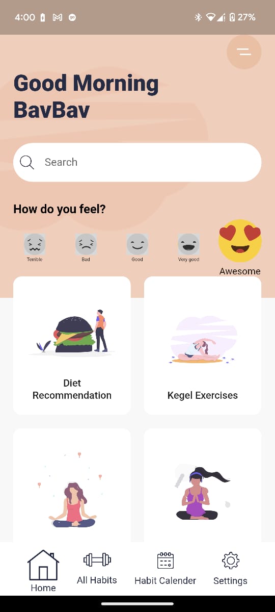 PAX - Mental Health Wellbeing App